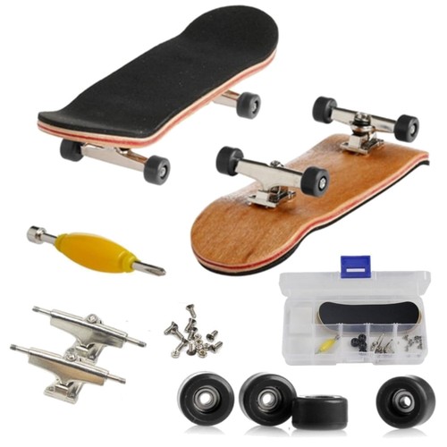 Finger skateboard set - set, holz