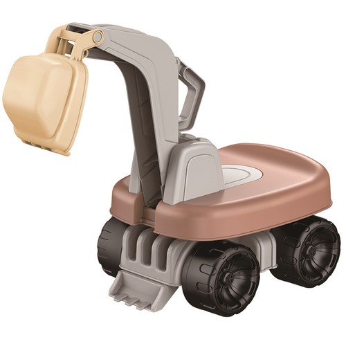 Sitzbagger braun grau - sitzbagger, braun/grau
